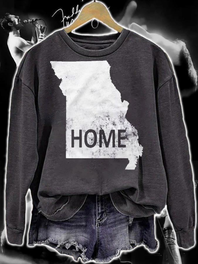 Home Missouri Light Map Gift Shirt sweatshirt
