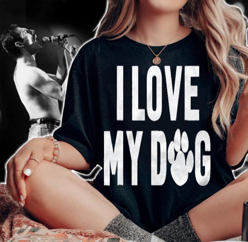 I Love My Dog Funny Hilarious Humor Dogs Shirt