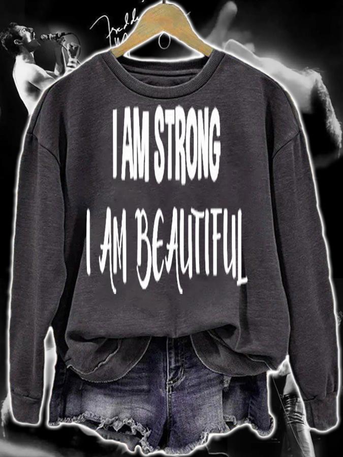 Inspirational Gift I Am Strong I Am Beautiful T-Shirt