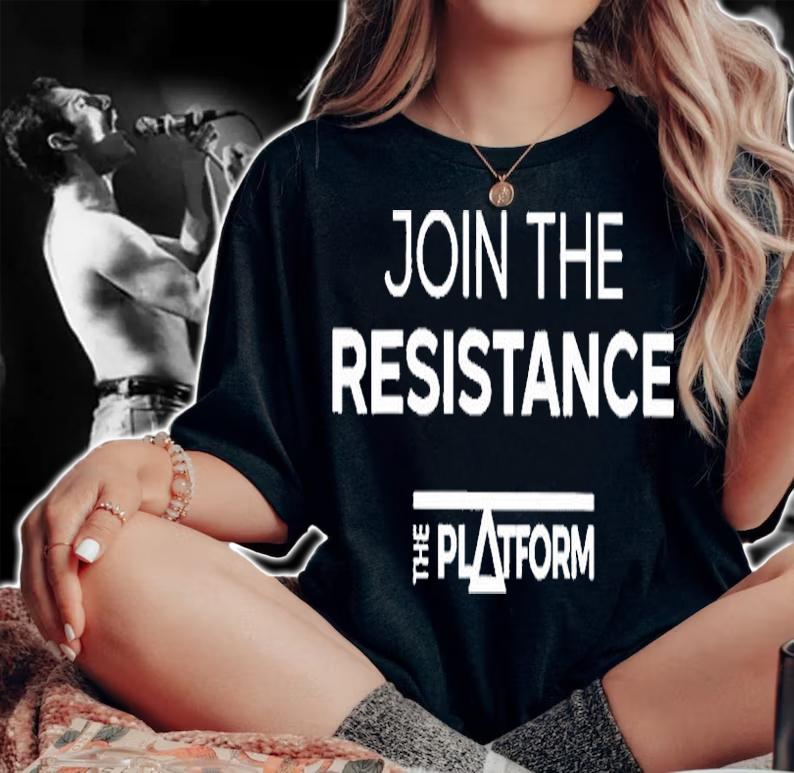 Join The Resistance The Platform T-Shirt woman shirt