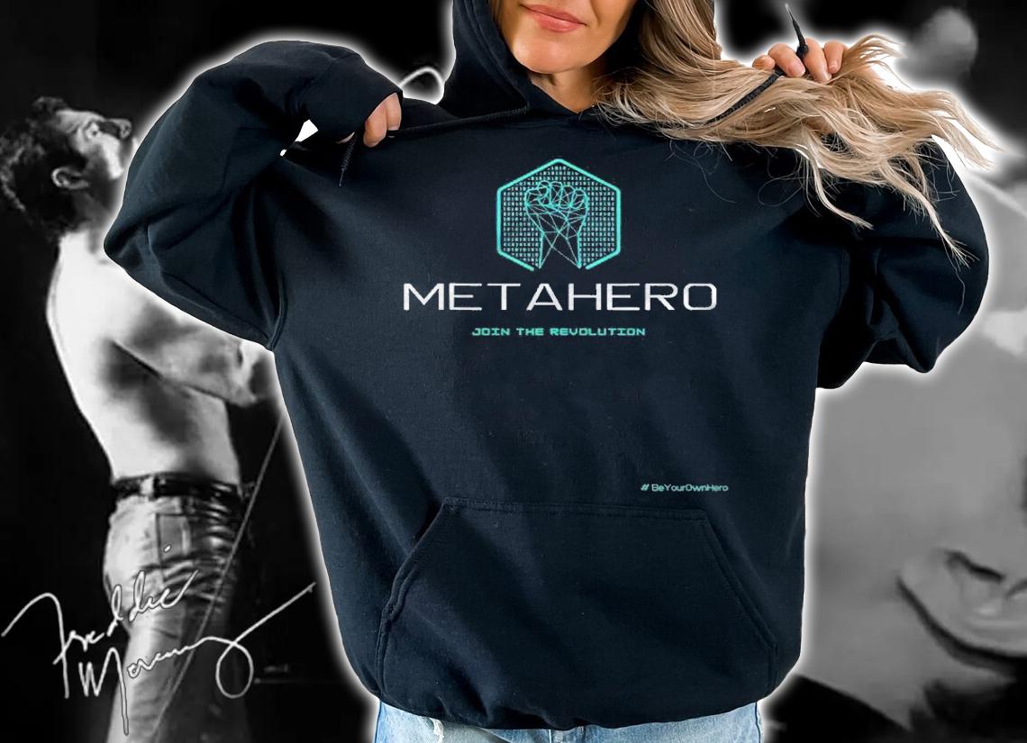 Metahero Scanner Crypto Metaverse Revolution Blockchain Defi Shirt
