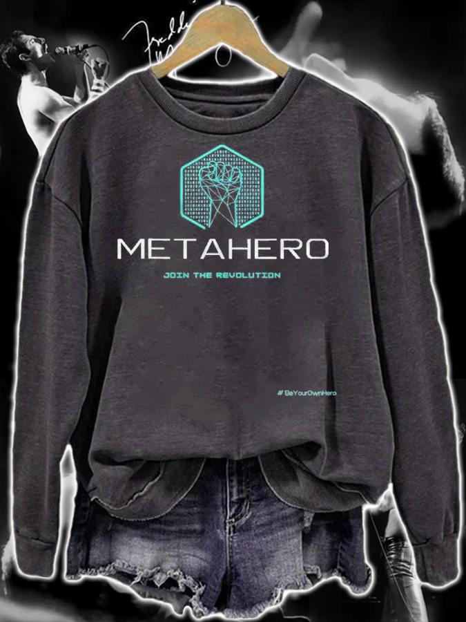 Metahero Scanner Crypto Metaverse Revolution Blockchain Defi Shirt