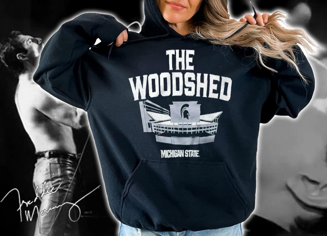 Michigan state the woodshed shirt hoodie
