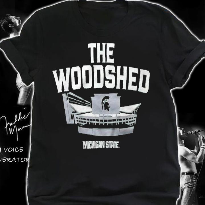 Michigan state the woodshed shirt shirt