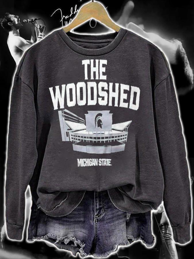 Michigan state the woodshed shirt sweatshirt
