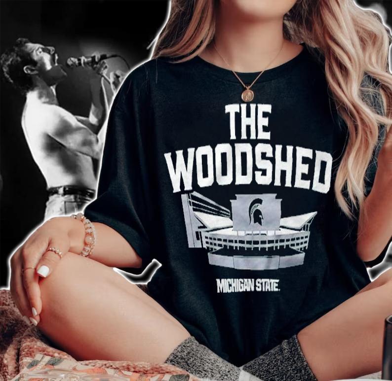 Michigan state the woodshed shirt woman shirt