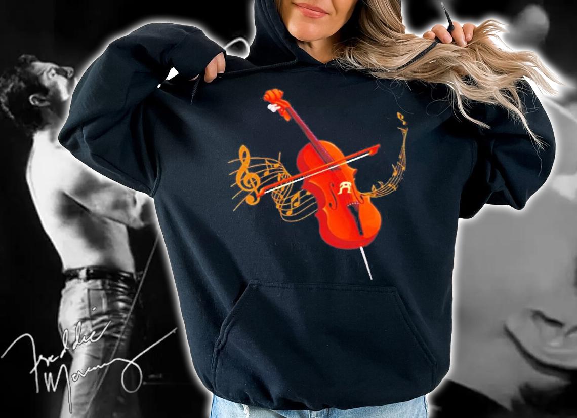 Music Notes Classical Music Instrument Cello T-Shirt