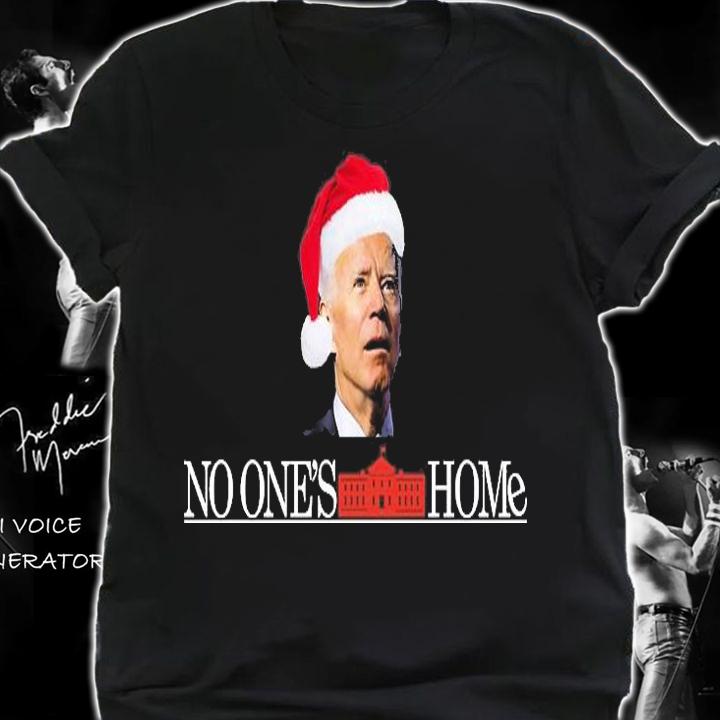 No One's Home Joe Biden Santa Claus T-Shirt shirt