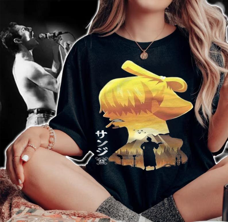 One Piece Sanji Japanese style T-shirt woman shirt
