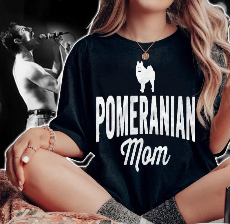 Pomeranian Mom Dog Lovers shirt woman shirt