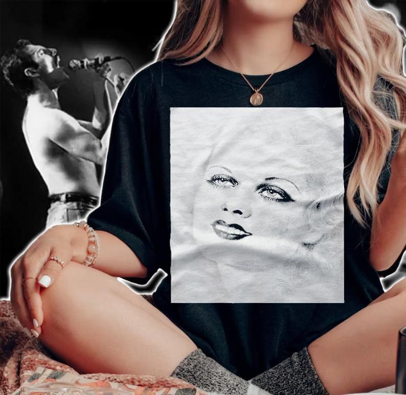Jean Harlow The Blonde Bombshell art T-shirt