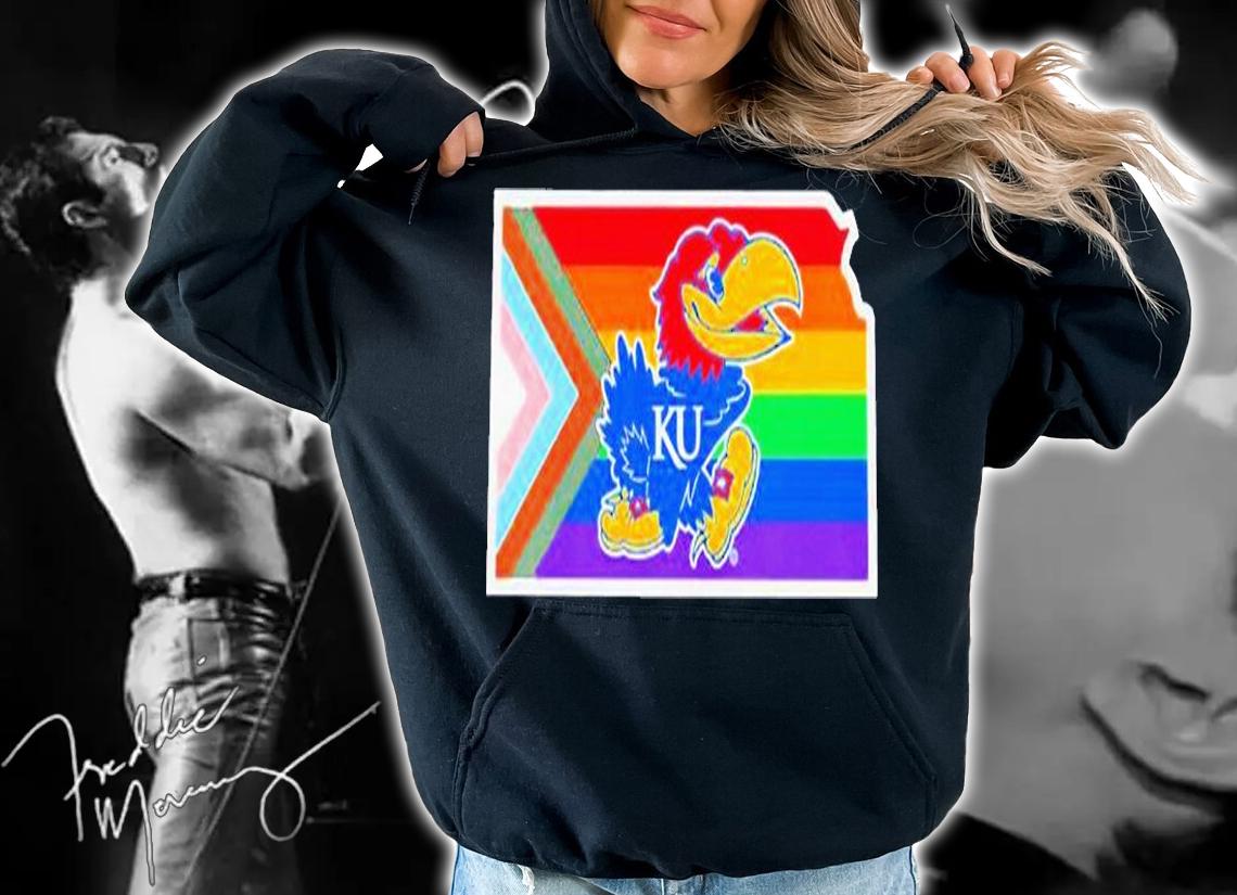 Kansas Jayhawks Inclusive Flag T-Shirt hoodie