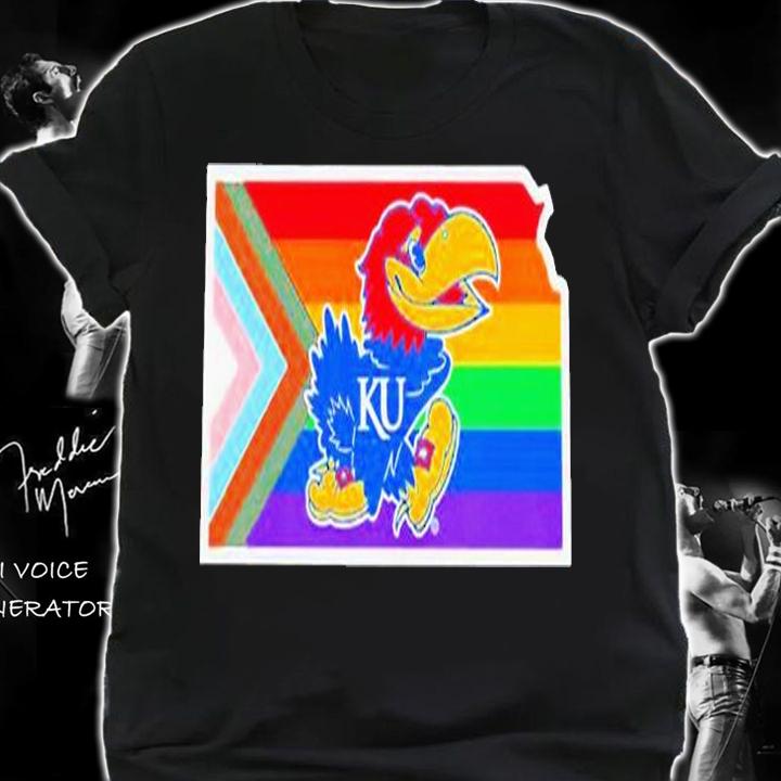 Kansas Jayhawks Inclusive Flag T-Shirt shirt