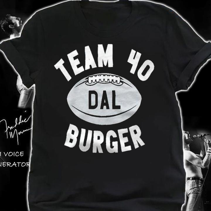 Ceedee Lamb Cowboys team 40 burger T-shirt