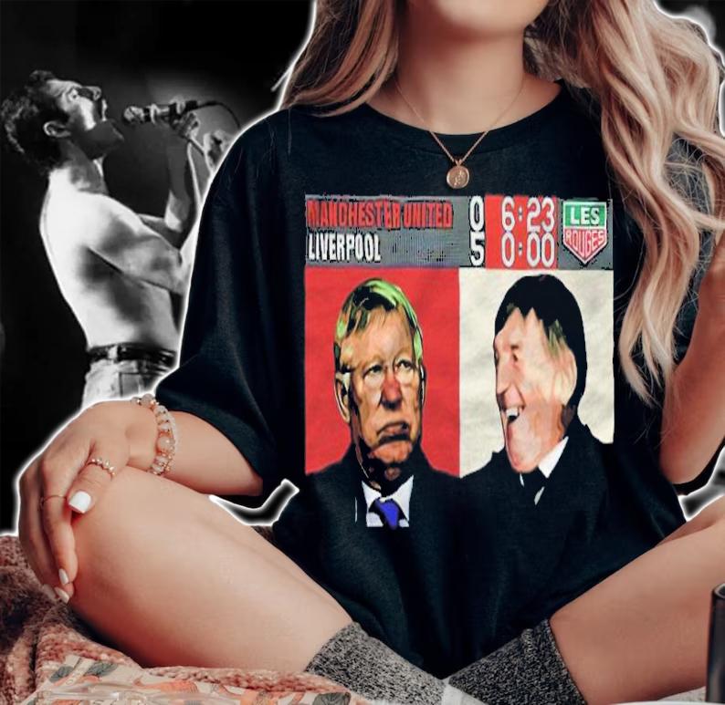 Five Goal Wins Manchester United Vs Liverpool Shirt woman shirt