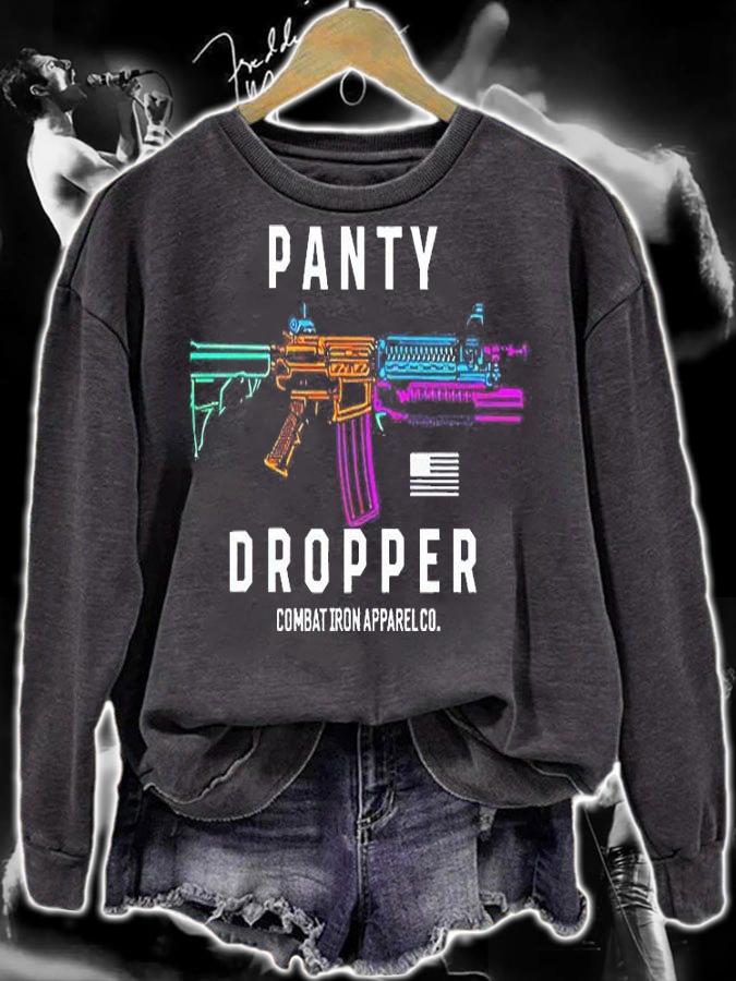 Gun Panty Dropper Combat Iron Apparel Co T-Shirt