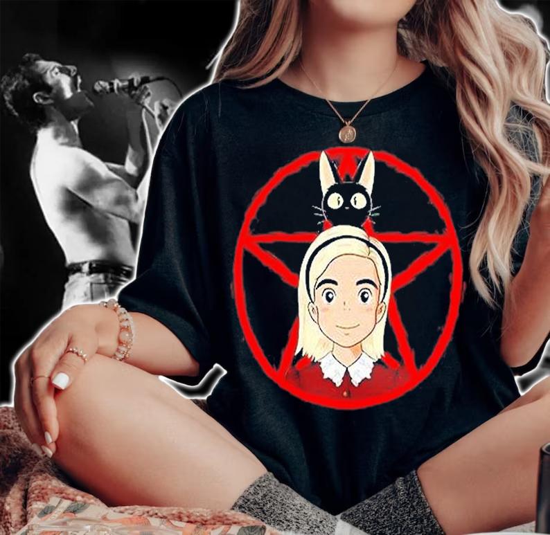 Sabrina And Salem Anime T-Shirt
