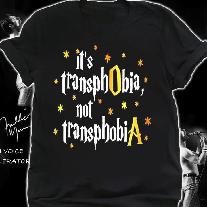 Sarah McGonagall It's Transphobia Not Transphobia Shirt