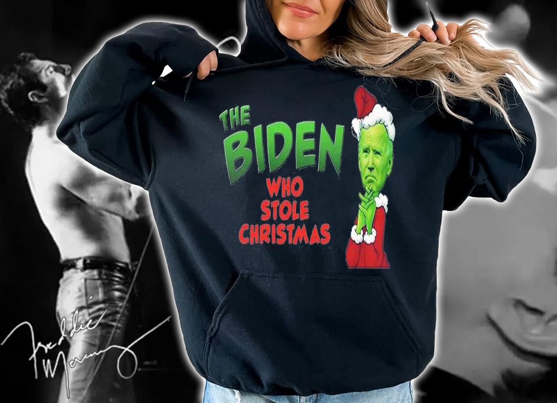 The Biden Who Stole Christmas Joe Biden T-Shirt hoodie