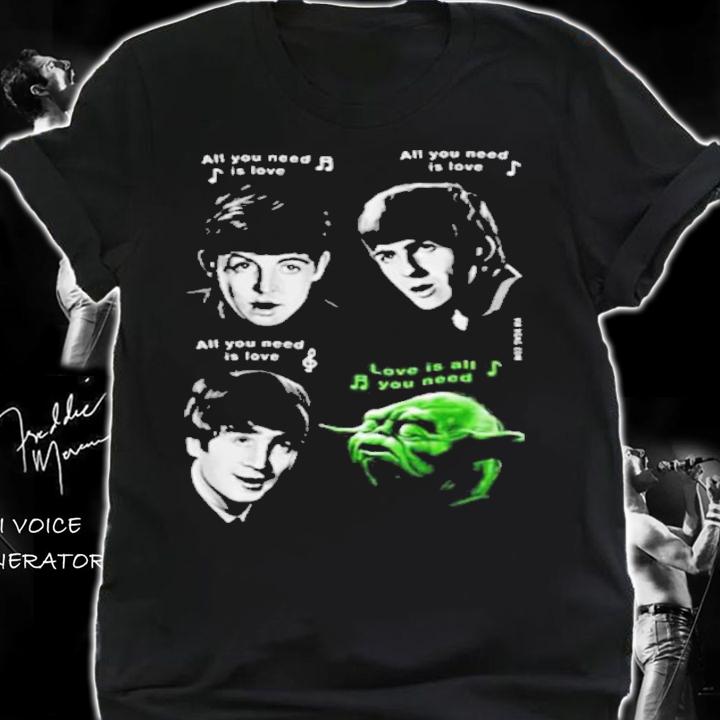 Yoda All You Need Is Love Shirt shirt
