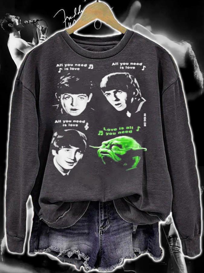 Yoda All You Need Is Love Shirt sweatshirt