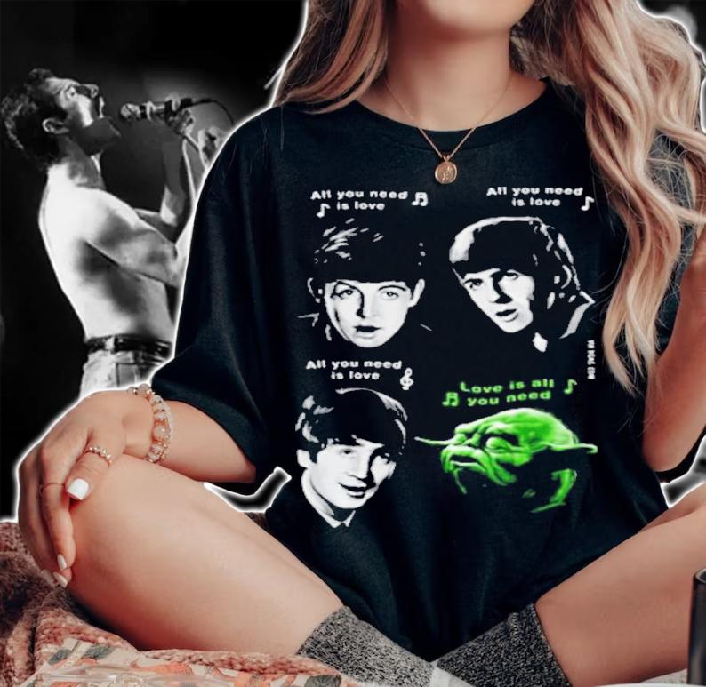 Yoda All You Need Is Love Shirt woman shirt