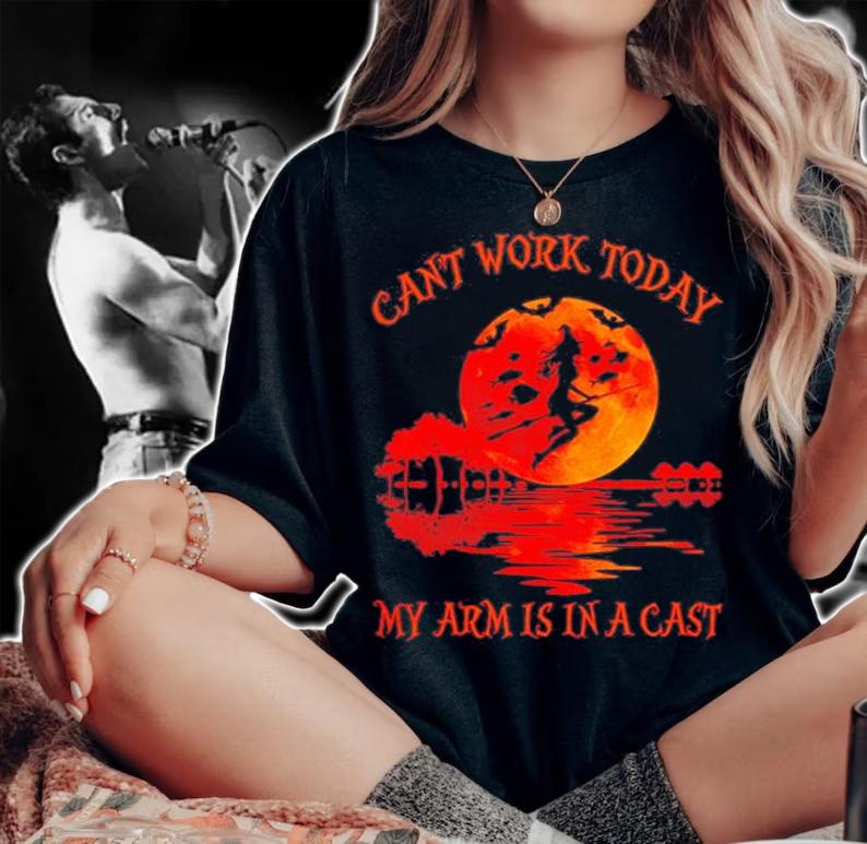 Can't Work Today My Arm Is In A Cast T-Shirt woman shirt