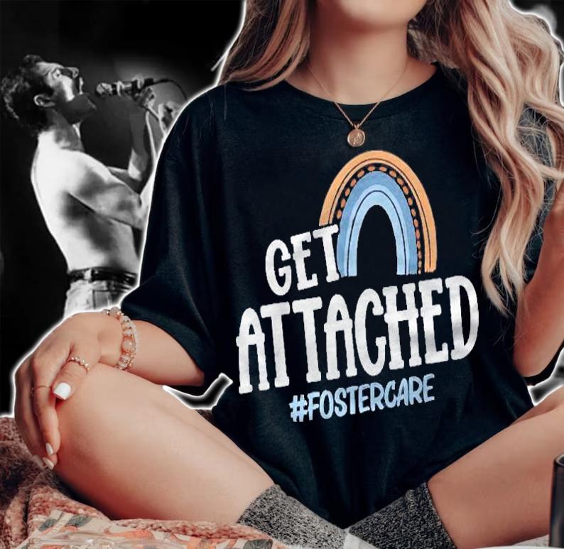 Get Attached Foster Care Biological Mom Adoptive Shirt woman shirt