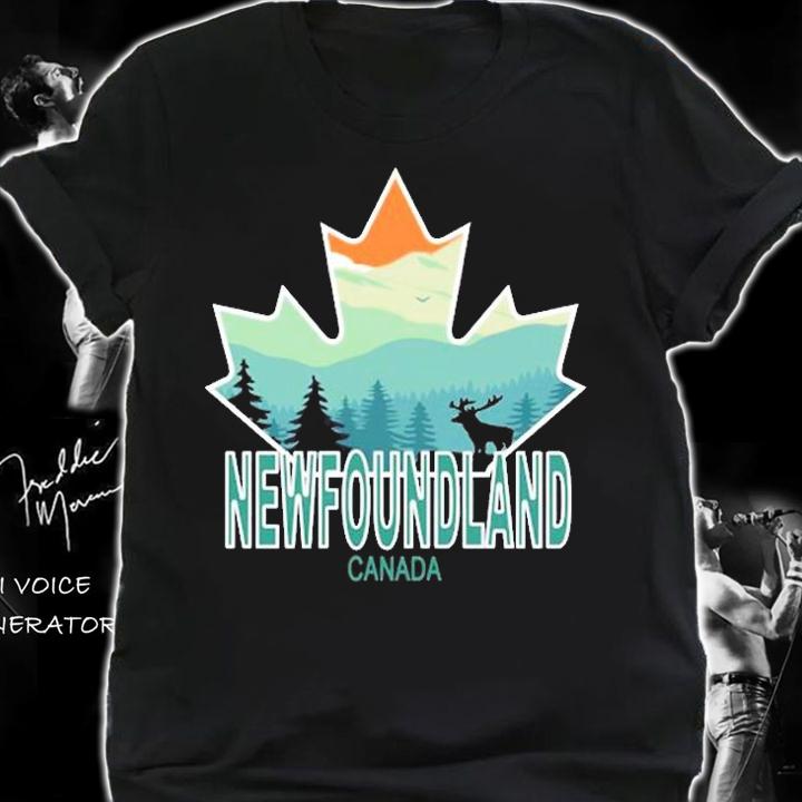 Newfoundland Canada Maple Leaf T-Shirt