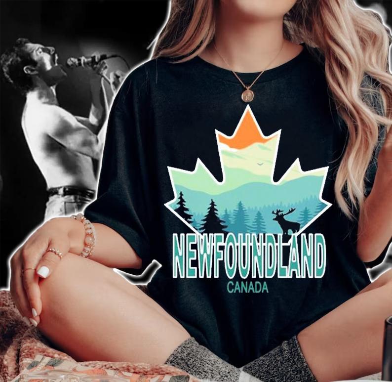 Newfoundland Canada Maple Leaf T-Shirt