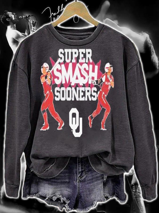Oklahoma Softball Super Smash Sooners T-Shirt