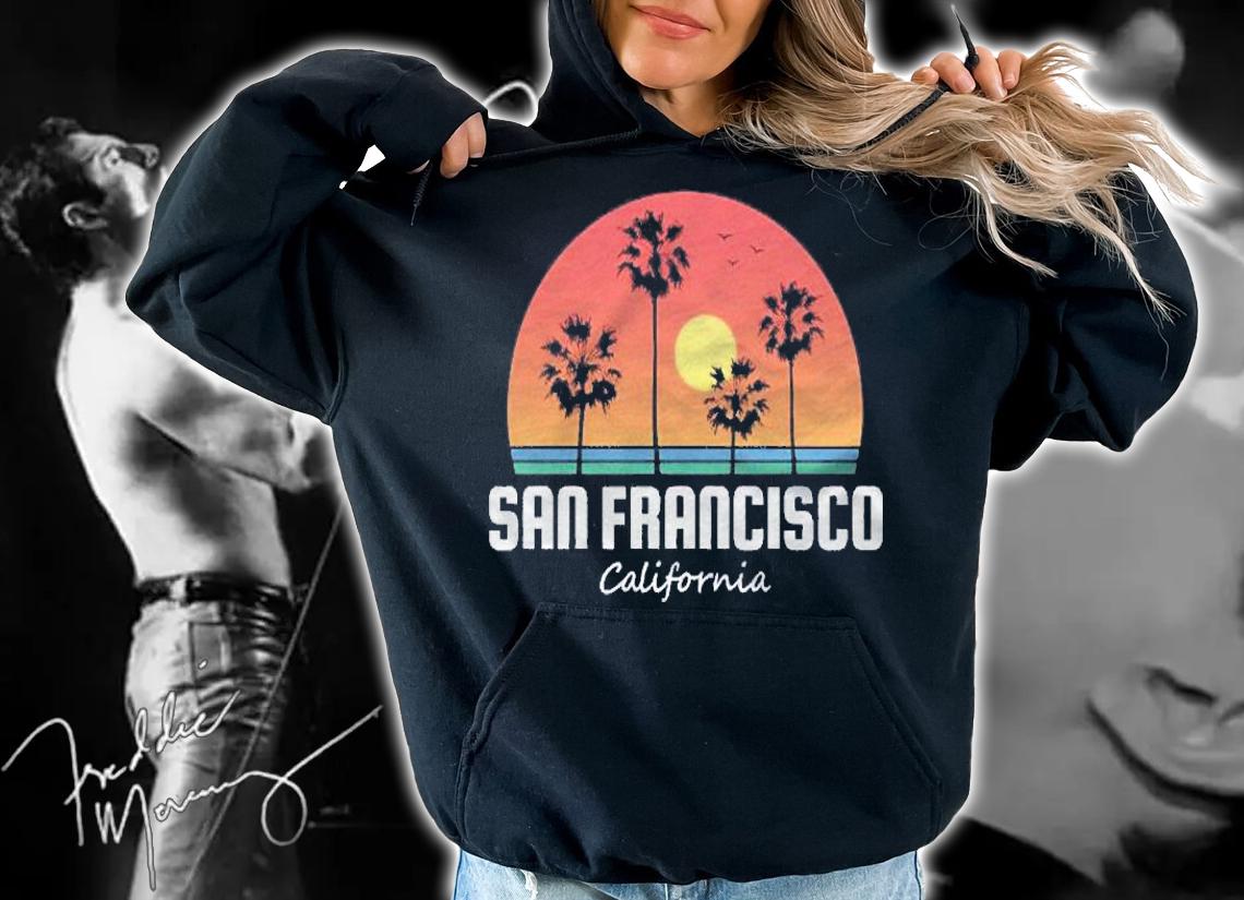 San Francisco Vintage Gift Retro Women Men Kids Souvenir Pullover Shirt
