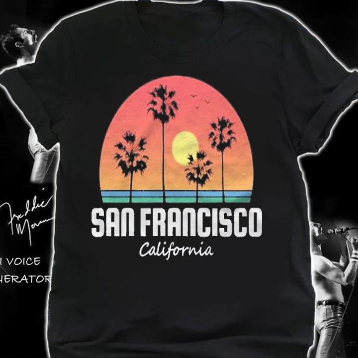 San Francisco Vintage Gift Retro Women Men Kids Souvenir Pullover Shirt