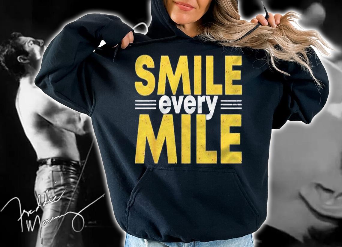 Smile Every Mile I Runner I Funny Running Shirt hoodie