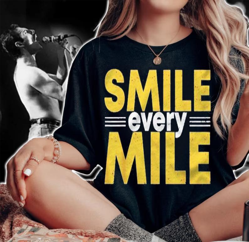 Smile Every Mile I Runner I Funny Running Shirt woman shirt