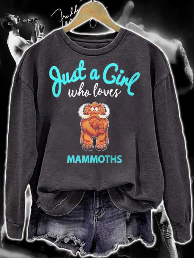 Woolly Mammoth Shirt For Girls Kids Woolly Mammoth T-shirt sweatshirt