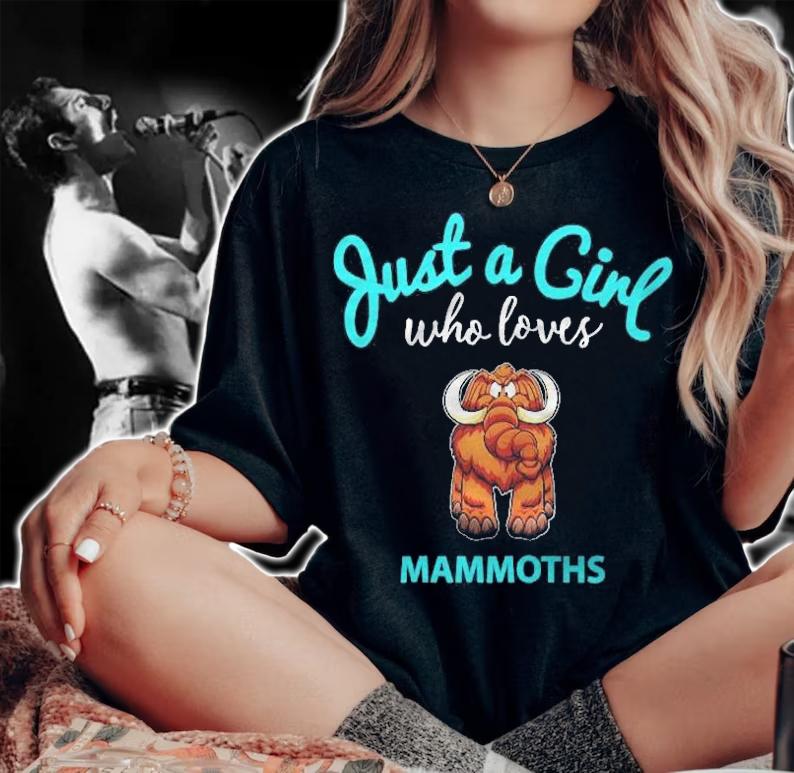 Woolly Mammoth Shirt For Girls Kids Woolly Mammoth T-shirt woman shirt