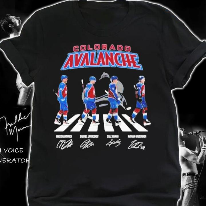 Colorado Avalanche Abbey Road Signatures Shirt shirt