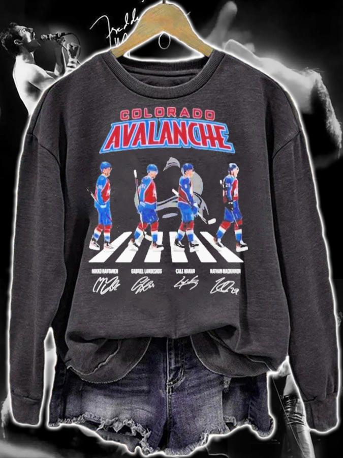 Colorado Avalanche Abbey Road Signatures Shirt sweatshirt