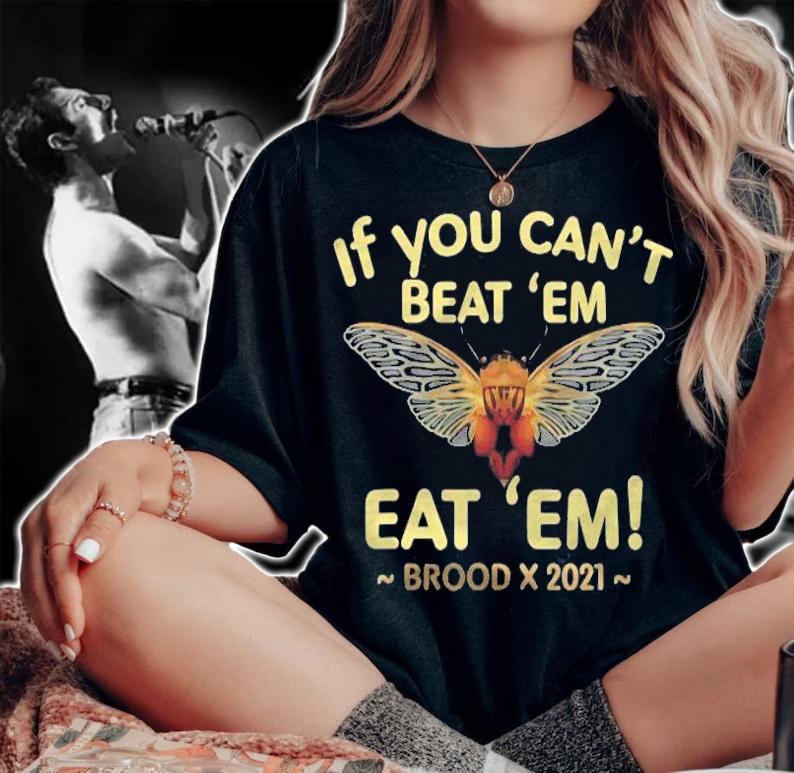 Eat Brood X Cicada For Kids Or Adults  Cicada 2021 shirt woman shirt