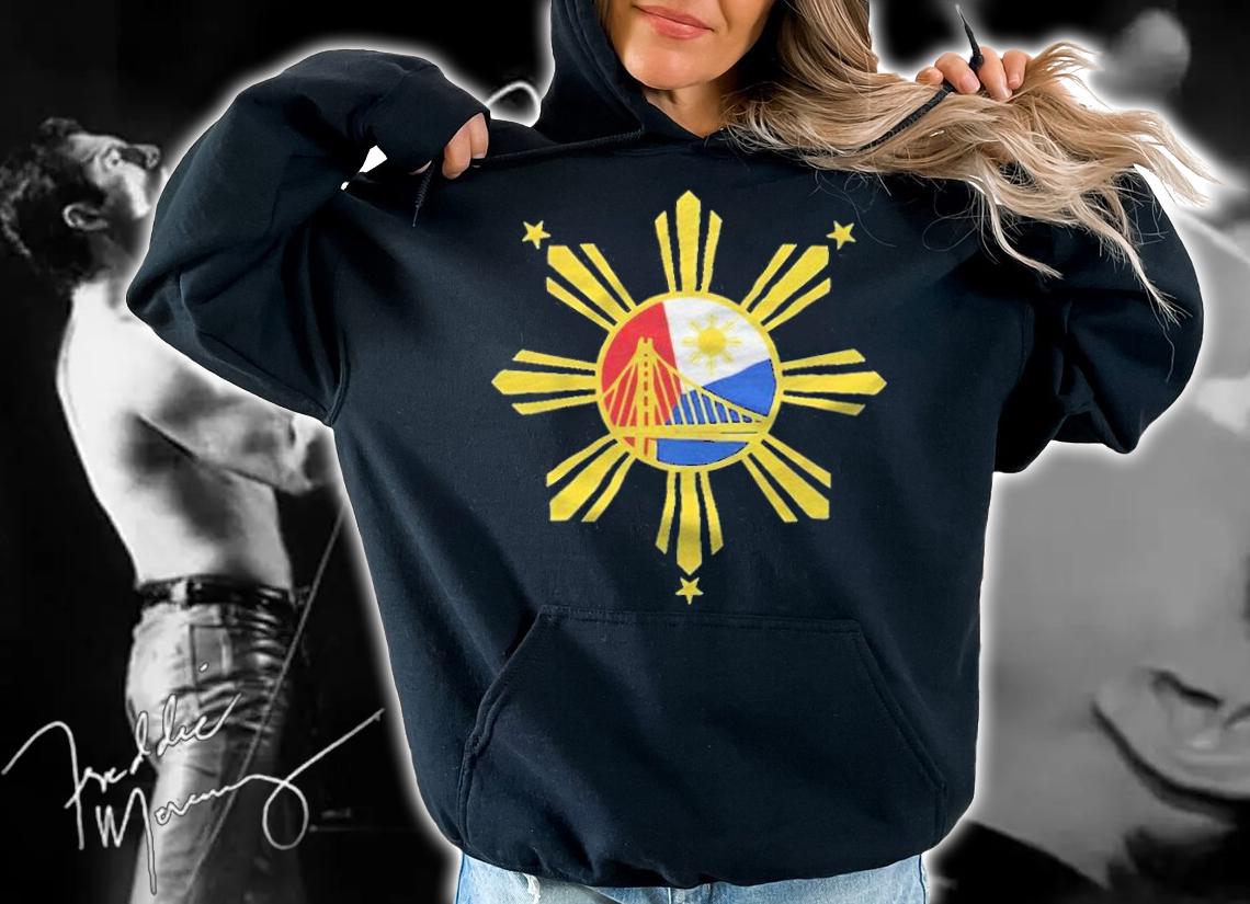 Golden State Warriors Filipino Heritage Night Sun logo T-shirt hoodie