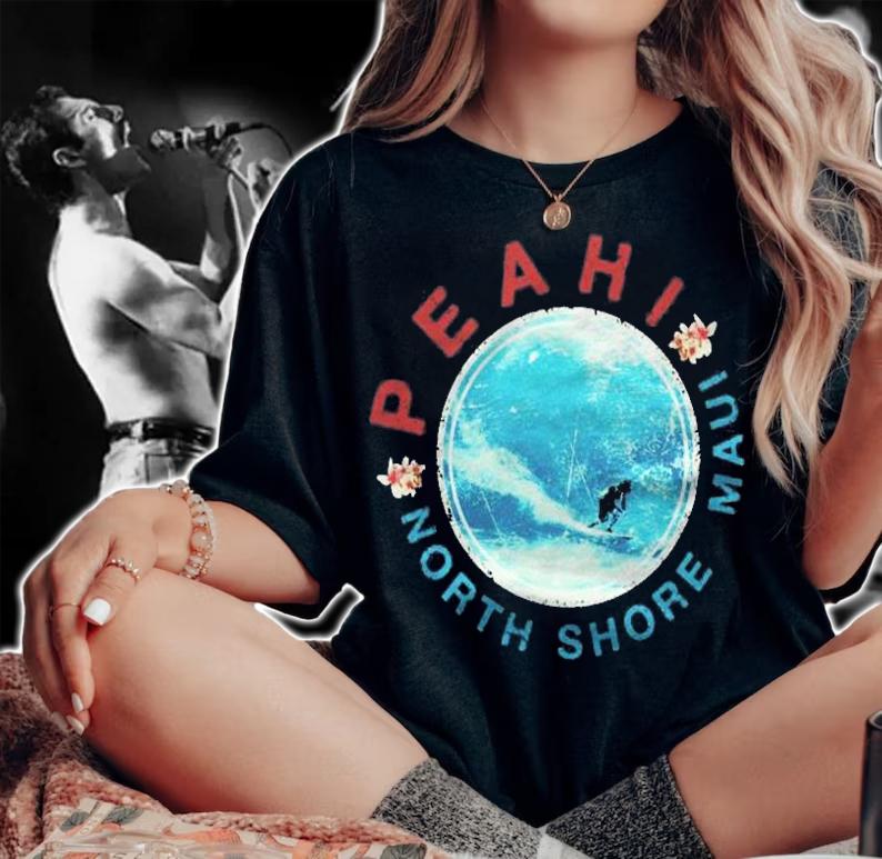Hawaii Peahi North Shore Maui Surfing Shirt woman shirt