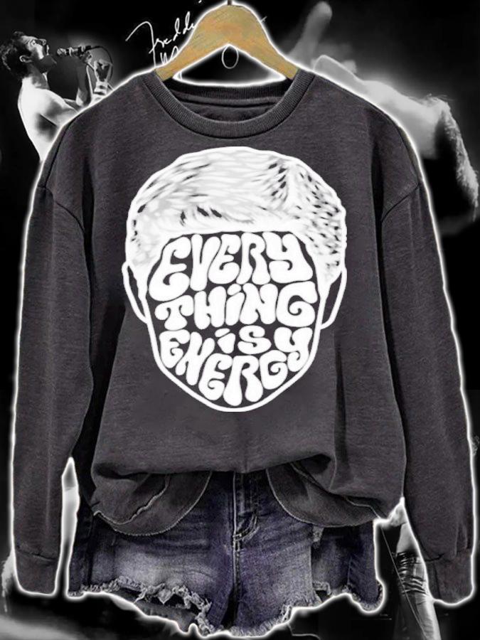 Ian Wright Wearing Everything Is Energy Dan Evans Shirt sweatshirt