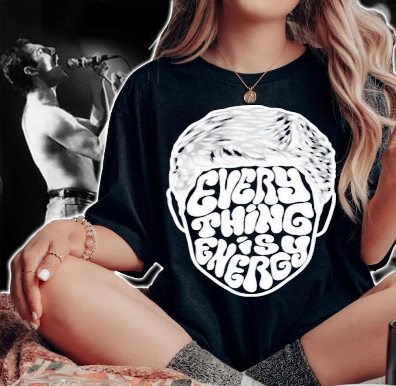 Ian Wright Wearing Everything Is Energy Dan Evans Shirt woman shirt