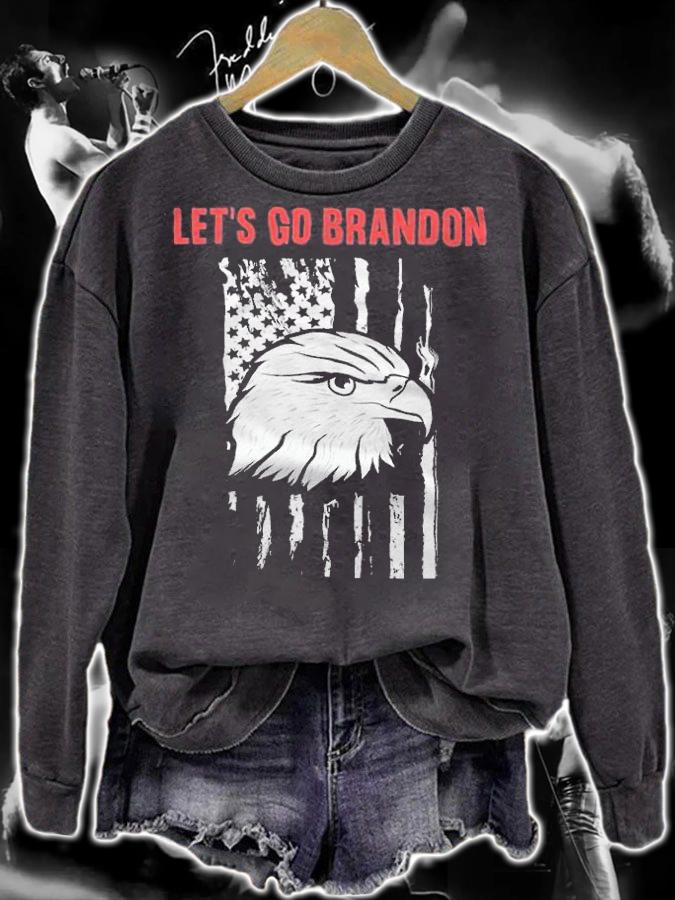 Let's Go Brandon Eagle USA Flag T-Shirt sweatshirt
