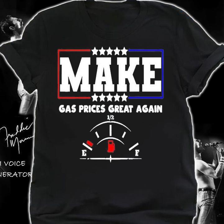 Make Gas Prices Great Again Usa Flag Colors Republican 2024 T-Shirt