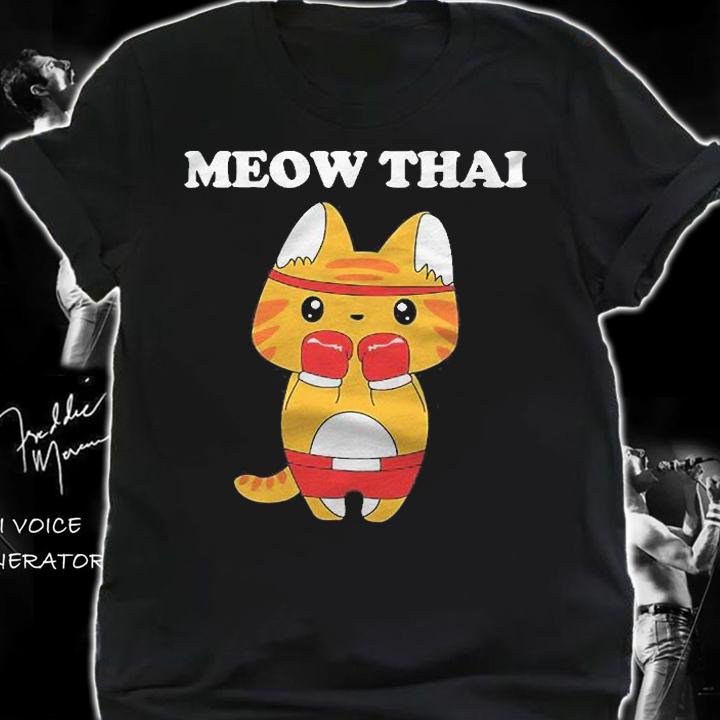Meow Thai Muay Thai Cat Shirt shirt