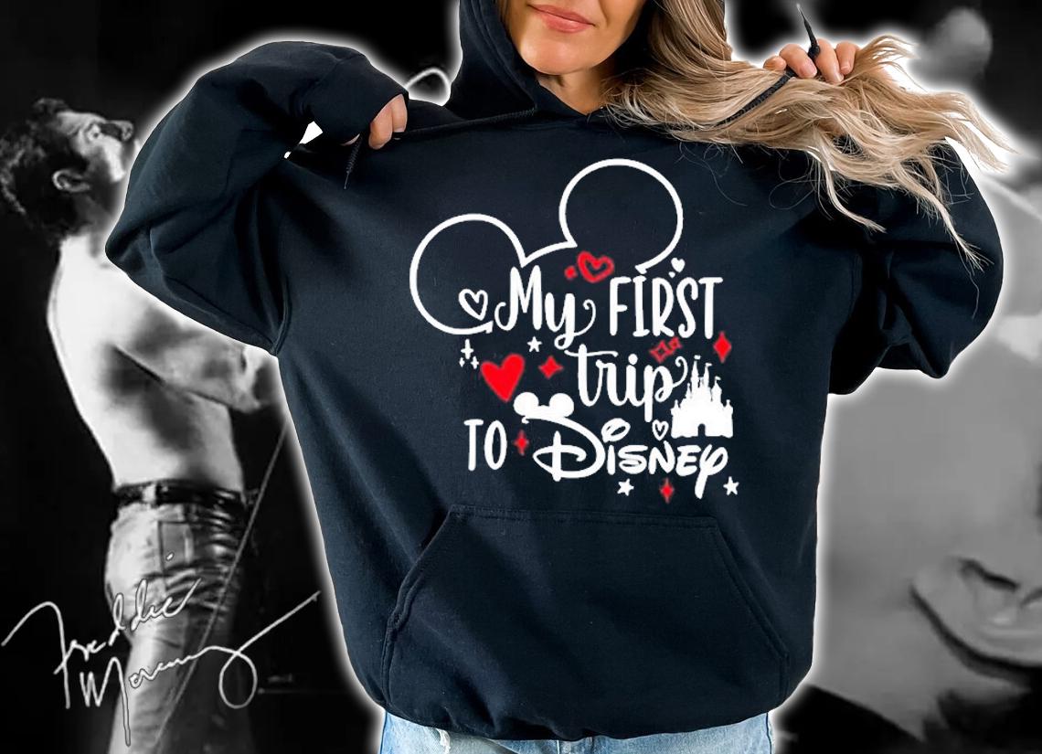Mickey Mouse My First Disney Trip To Disney T-Shirt hoodie