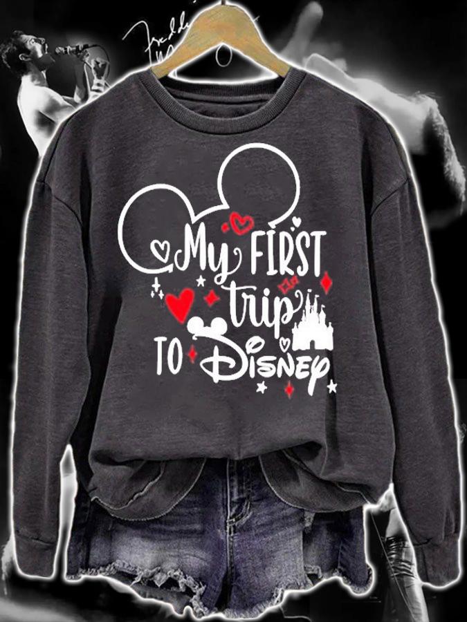 Mickey Mouse My First Disney Trip To Disney T-Shirt sweatshirt