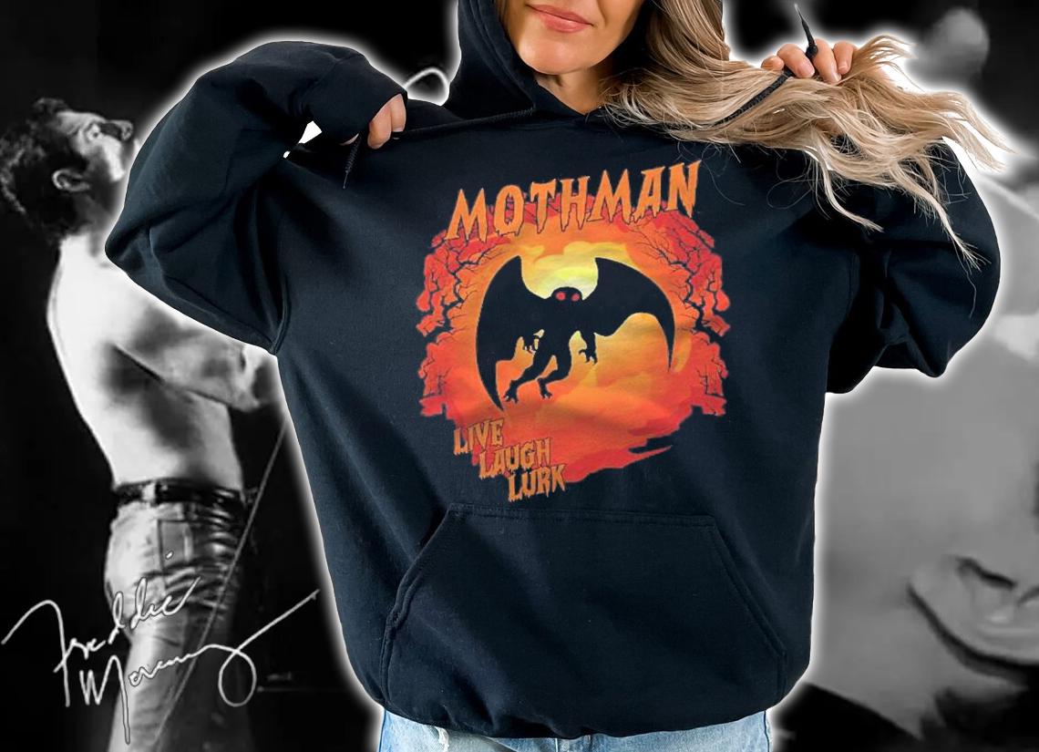 Mothman Shirt Live Laugh Lurk Cryptid Shirt